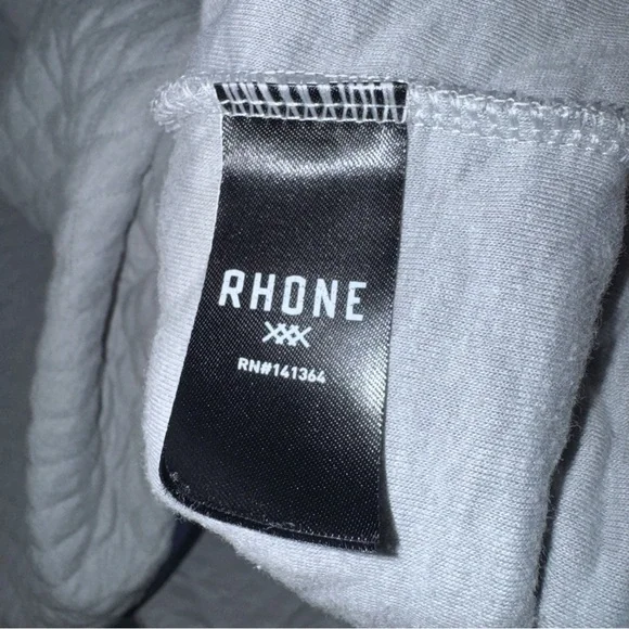 RHONE Gramercy Gray 1/4 Placket Pullover Sz 2XL Sweater Quilted Preppy Classic - Picture 13 of 16
